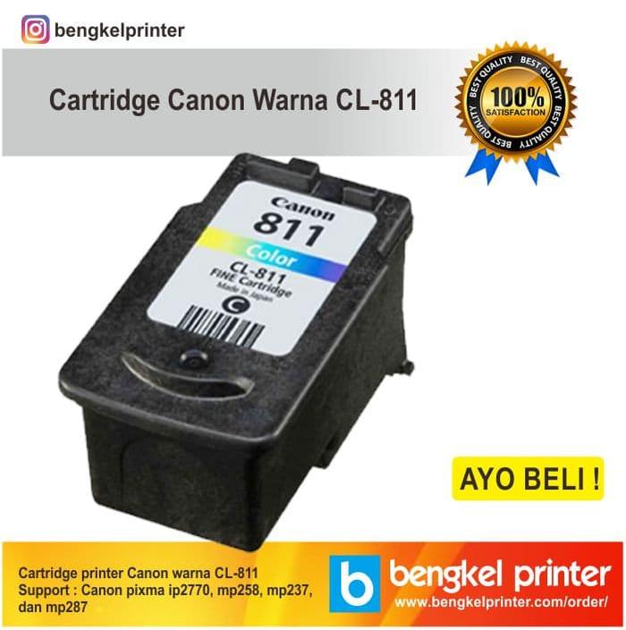 Gambar Cartridge Printer Canon Warna ( Chip Detect, Head Garis ) CL-811 Ori dari bengkelprinter undefined Tokopedia