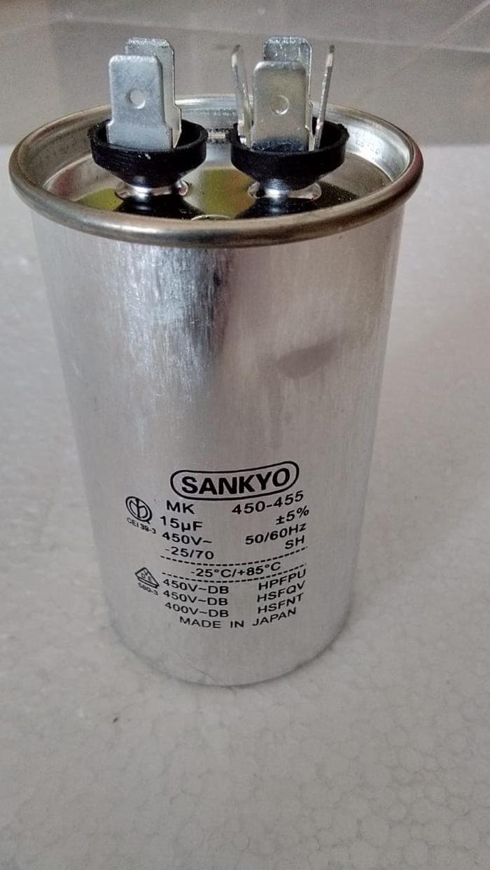 Jual Kapasitor Ac Capasitor Ac 15 Uf Mikro 450 Volt Universal Kota Binjai Original Part Electronic 