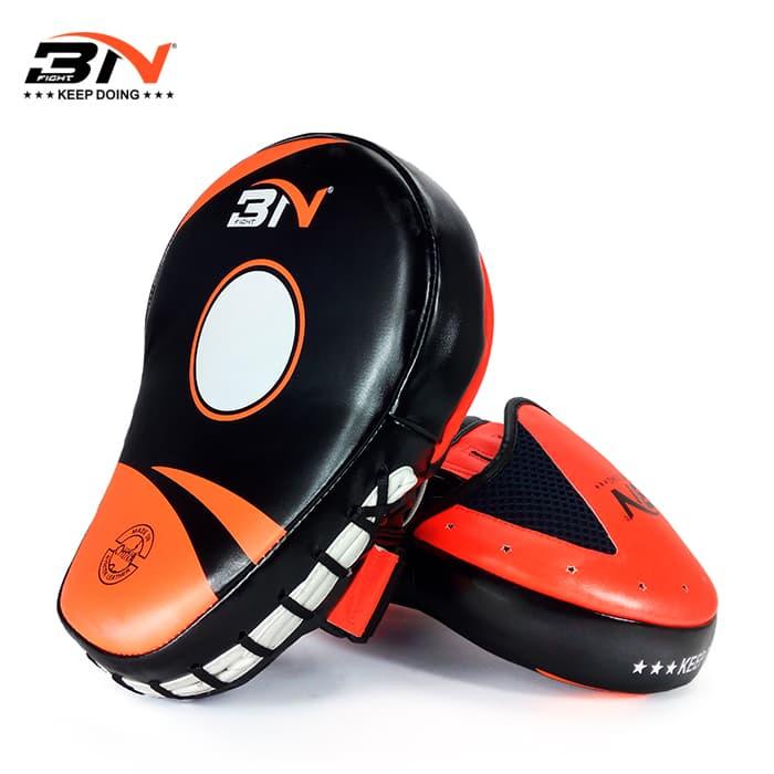 Gambar BN Boxing Pad Punching Focus mitts PU Curved Hand Target Muaythai - Orange dari ALTA Fighter undefined Tokopedia