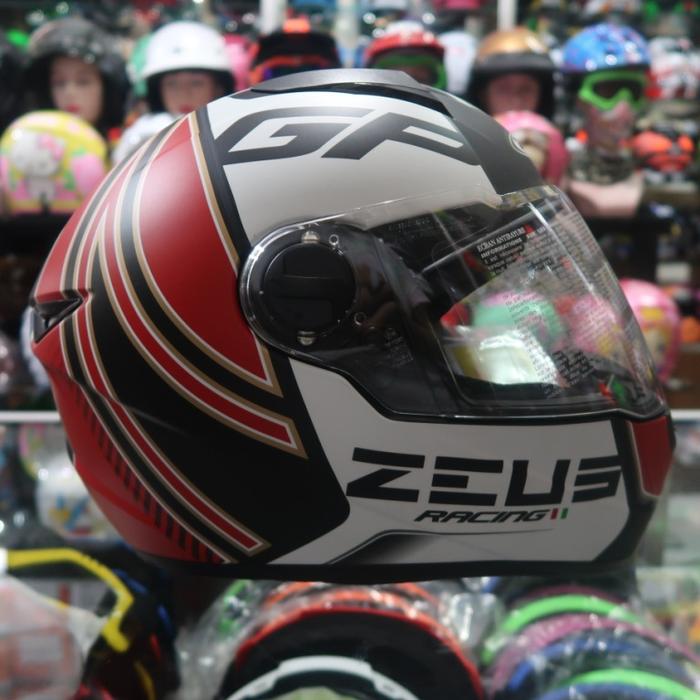 Helm Sepeda Helm Zeus Full Face 811 HELM ZEUS 811 AL 48 MOTIP BARU