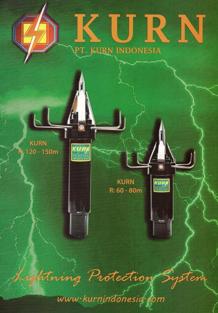 Kurn R60 Jual penangkal petir kurn R60-R80/ harga anti petir kurn / penagkal ...