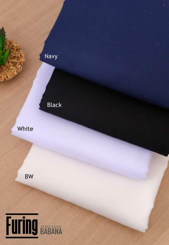 Jual Kain Furing Katun Arrow Hero Bw Putih Hitam Navy Kab Pati Shokojo Boutique Tokopedia