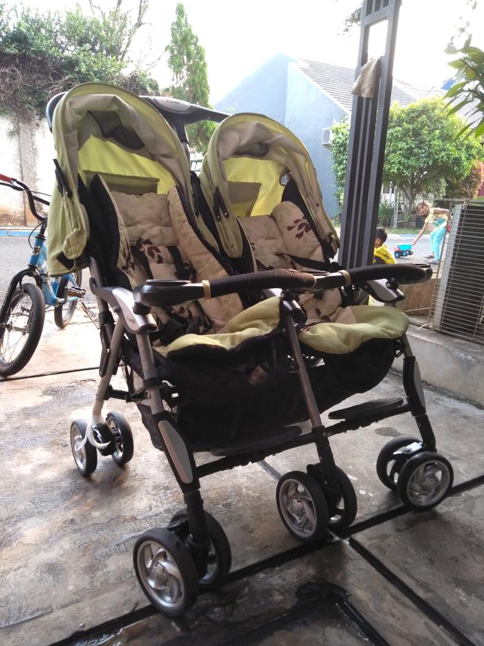 combi tandem double stroller