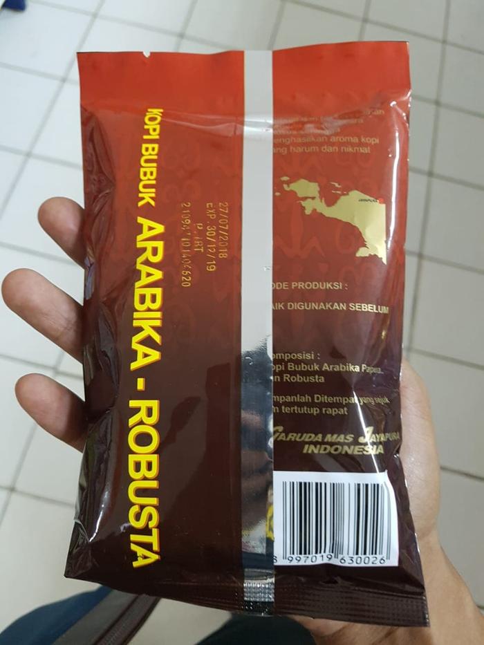 Gambar KOPI PAPUA BUBUK SPECIAL BLEND (ARABIKA + ROBUSTA) CAP GARUDA 160gr dari Pusat Oleh-oleh Papua undefined Tokopedia