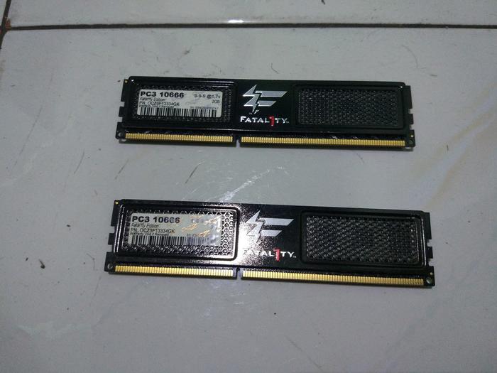 Memory Ram Ddr Komputer Pc 1333 4gb Kit Ddr3 Ocz Fatality Gaming