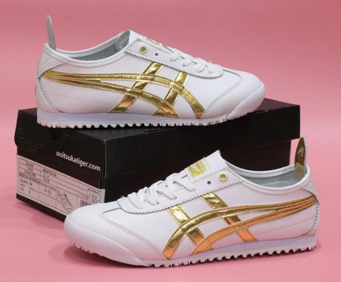 onitsuka tiger white gold