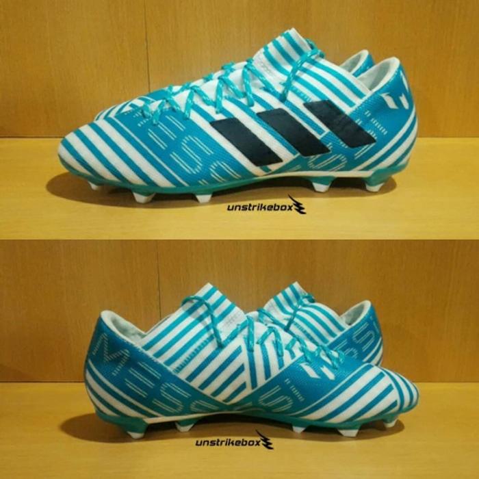 Adidas Nemeziz FG White Sepatu Bola Size Ukuran 44 46 di  Unstrikebox Tokopedia