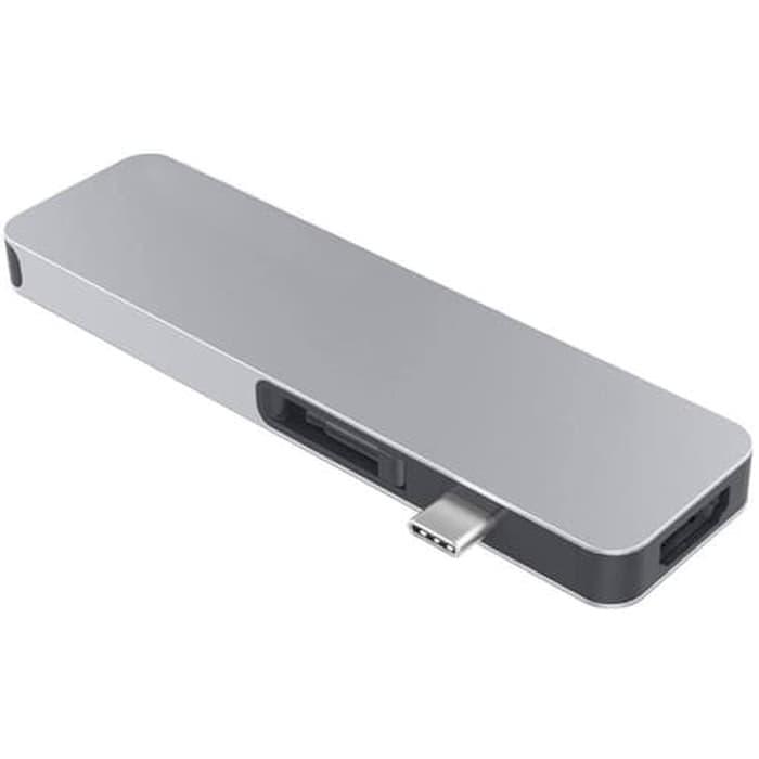 Gambar HyperDrive USB-C 7-in-1 Solo Hub ORIGINAL - Silver dari Primary Focuss undefined Tokopedia
