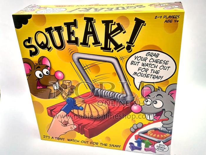 Gambar Squeak Mousetrap cheese Fun Toy Game perangkap tikus permainan seru dari Noble Online Shop undefined Tokopedia