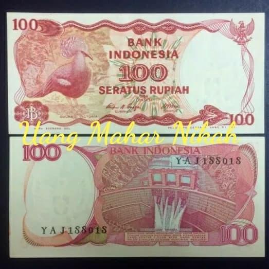 Gambar 1 Lembar 100 Rupiah Burung Victoria Tahun 1984 Asli Uang Kuno Indonesi dari UANG LAMA TUBAN undefined Tokopedia