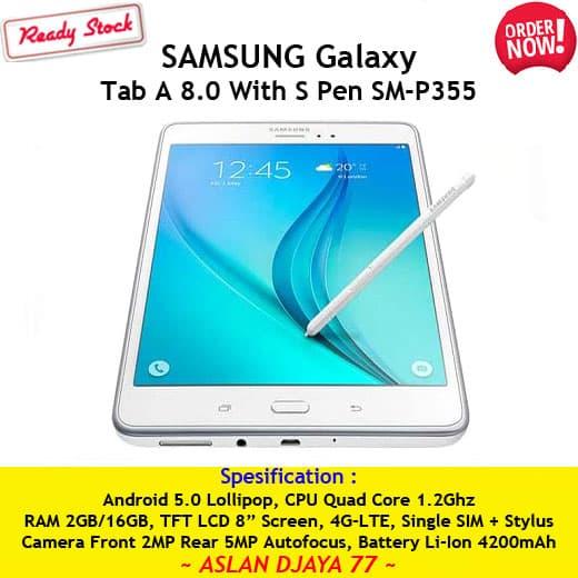 Harga Tablet Tab A With S Pen 2021 Samsung Galaxy Tab A 80 With S Pen