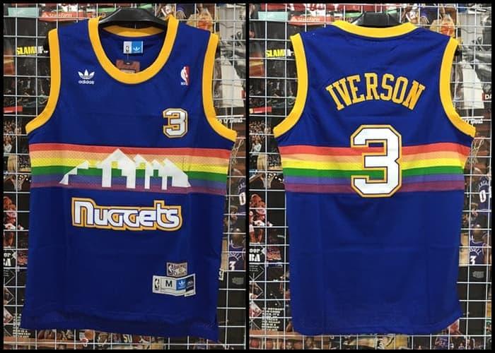 Iverson cheap rainbow jersey