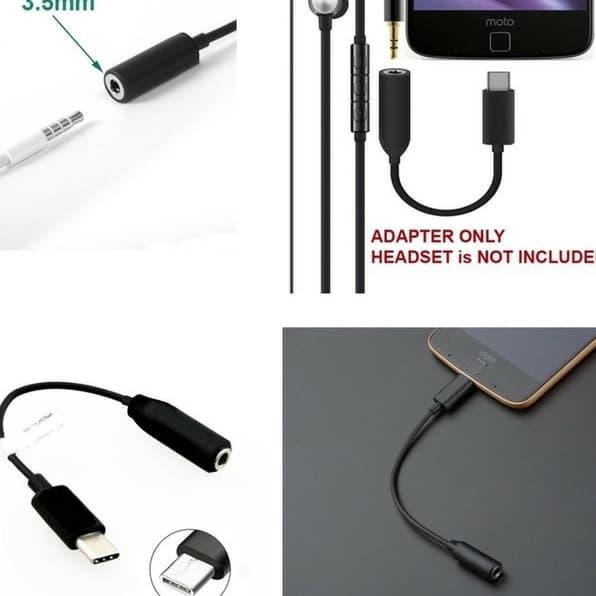Jual Konektor Headset Type C to 3.5mm 