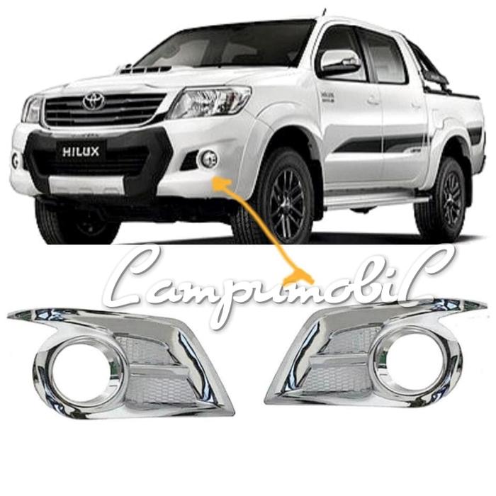 Jual Cover Fog Lamp Toyota Hilux 2011 2014 Set Kota Padang Lampumobil Tokopedia