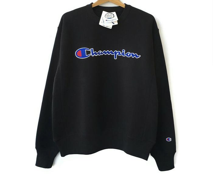 Weave Crew Neck Champion Reverse Weave Sweatshirt Black Jual