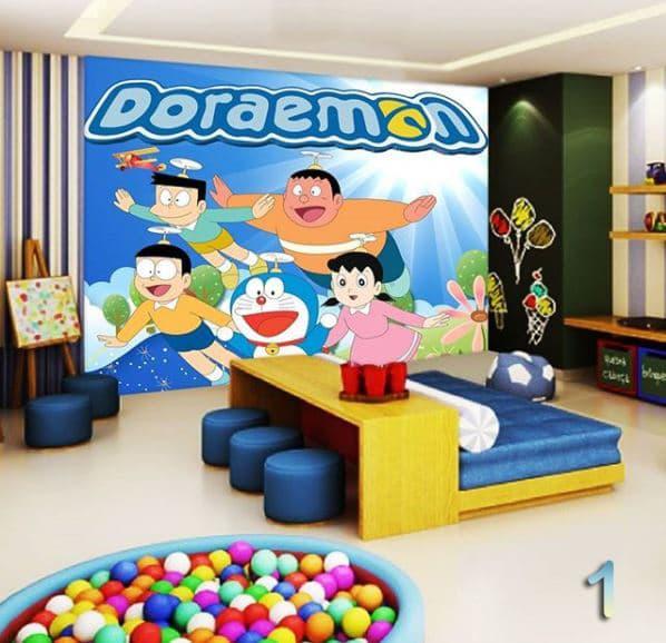 Gambar 3D Wallpaper Custom Stiker Anak Sticker Doraemon Walpaper Kid - Doraemon 1, Banner dari Velsignet Store undefined Tokopedia