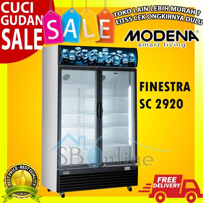 Jual SC 2920 MODENA 2 Pintu Showcase Cooler Box - Kota Semarang