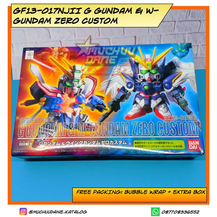 Gambar "G Gundam & W Gundam Zero Custom" (SD - BB Senshi) - Gunpla Mokit Ori dari Muchuu Dane undefined Tokopedia