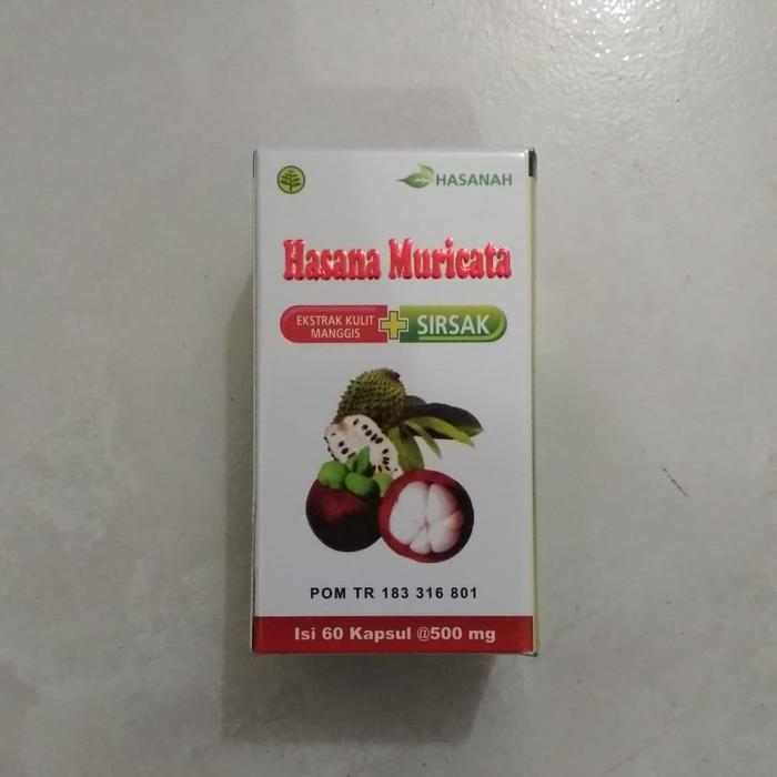 Gambar Kapsul Hasana Muricata Ekstrak Kulit Manggis + Sirsak dari BUNDA HERBAL OFFICIAL undefined Tokopedia