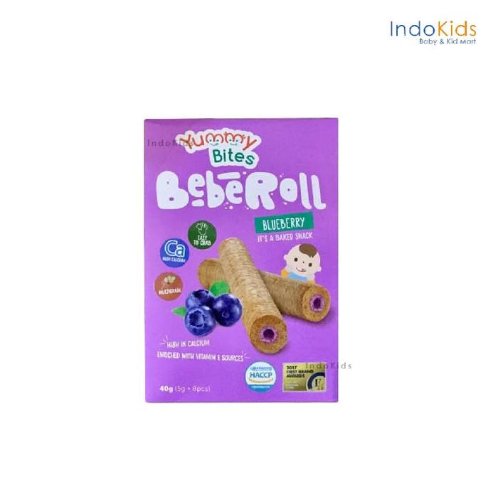 Gambar Bebe Roll Yummy Bites Varian Rasa - Bluberry dari Indokids Store undefined Tokopedia