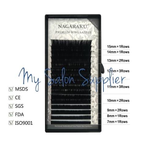 Gambar MIX Nagaraku Natural Mink Lashes / Eyelash Extension /Bulu Mata Tanam - 0.15C dari mysalon8 undefined Tokopedia