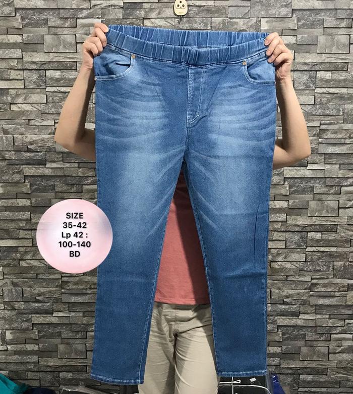 Celana Jeans Jegging Big Size 38-42 LP 