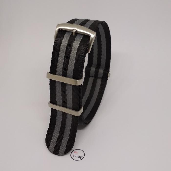 Jual Tali Jam Nato Strap [Ps-22] SLIM Seatbelt Nylon 20 mm 22 mm