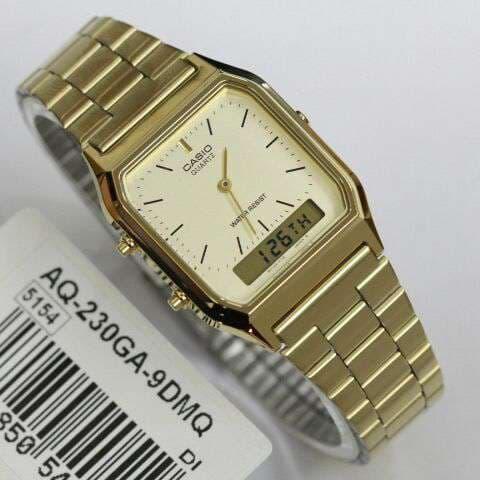 Jual Casio Analog Digital Jam Tangan Wanita Vintage AQ-230GA-9D Original -  Jakarta Pusat - Ogyta Shop | Tokopedia