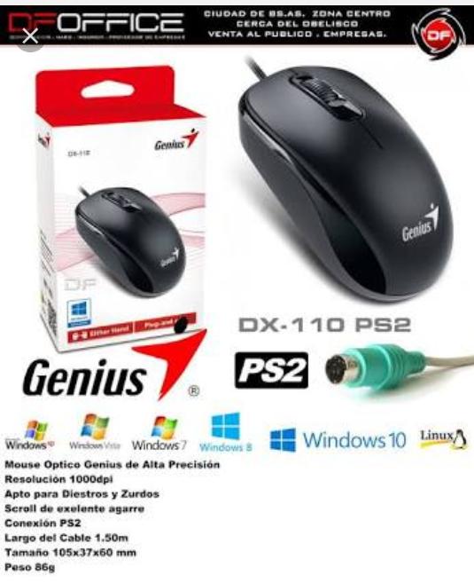 Jual Genius Netscroll 110 / 120 / 200 Optical Mouse PS2 - Hitam ...