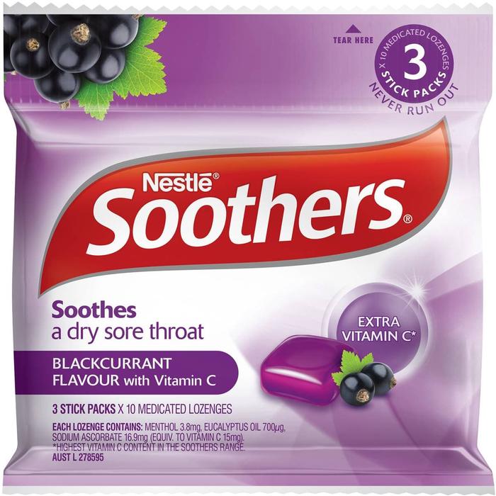 Gambar Nestle Soothers Blackcurrant - 3 x 10 Pcs dari Wholesale Vitamins undefined Tokopedia