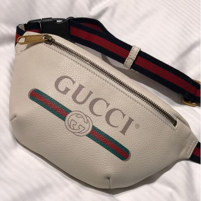 leather belt waist purse gucci