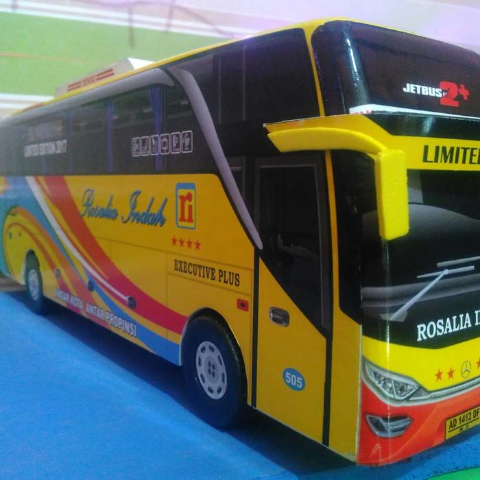 Gambar Miniatur bus bis Rosalia indah dari Angzie Store undefined Tokopedia
