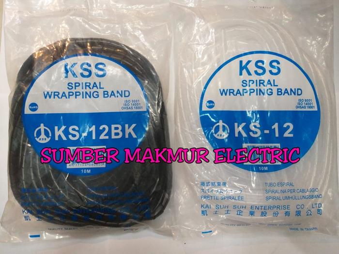Gambar Cable Spiral / Kabel Spiral KS-12 Brand KSS - Putih dari SUMBER MAKMUR ELECTRIC undefined Tokopedia