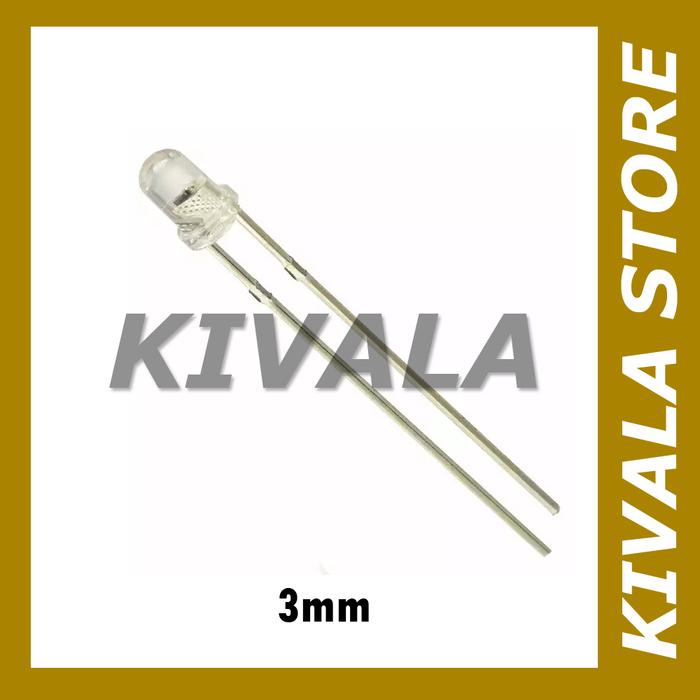 Led dioda diode 3mm putih white