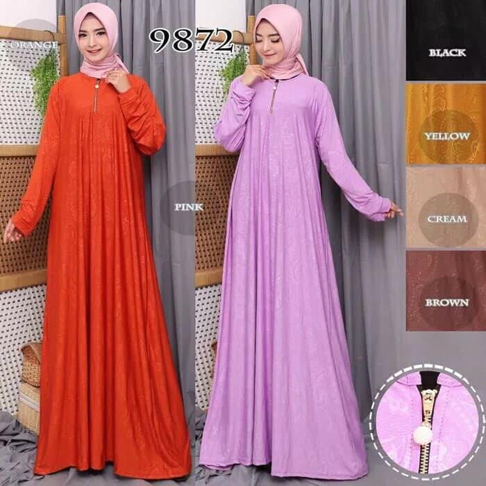 Jual Long Maxi Dress Gamis Baju Jersey 