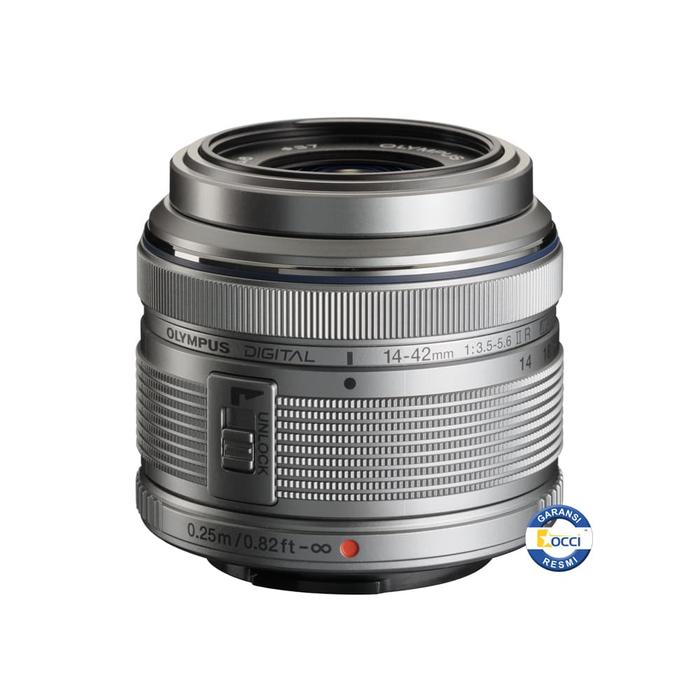Gambar Olympus M. Zuiko Lens EZ-M1442-2R(G) 14-42mm II R f3.5-5.6 - Black - silver dari Olympus Official Store undefined Tokopedia