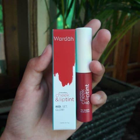 Gambar WARDAH EVERYDAY CHEEK & LIPTINT - RED SET GLOW dari Toko Daun Ijo undefined Tokopedia