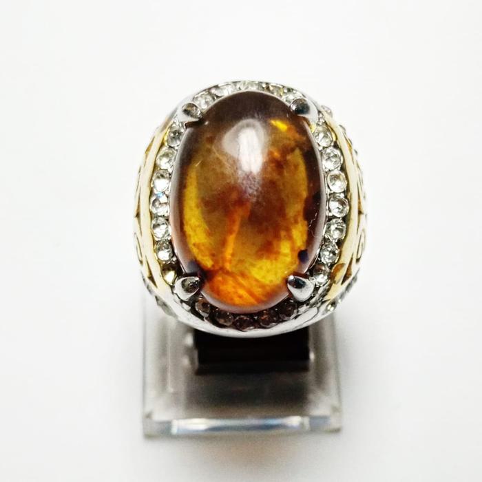 Gambar Cincin Batu Akik Amber Katilayu Merah dari Rumah Akik undefined Tokopedia