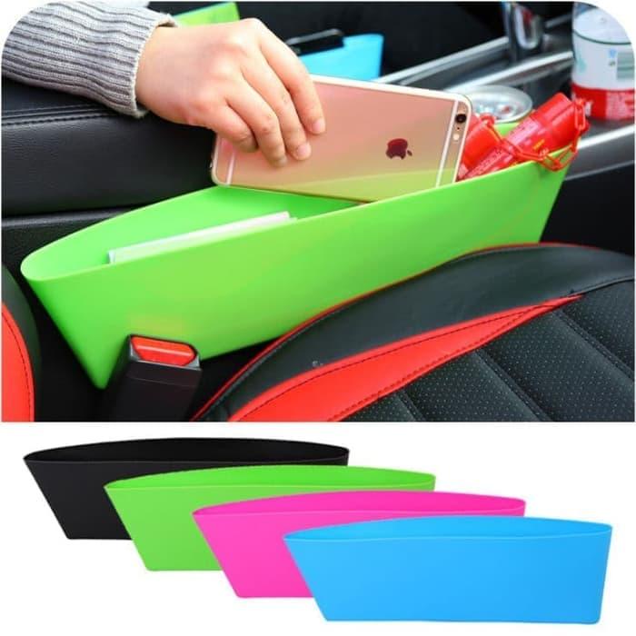 Gambar Catch Caddy Car Seat Pocket Organizer simpan dompet hp barang mobil - HIJAU-CADDY dari TravelFriend undefined Tokopedia