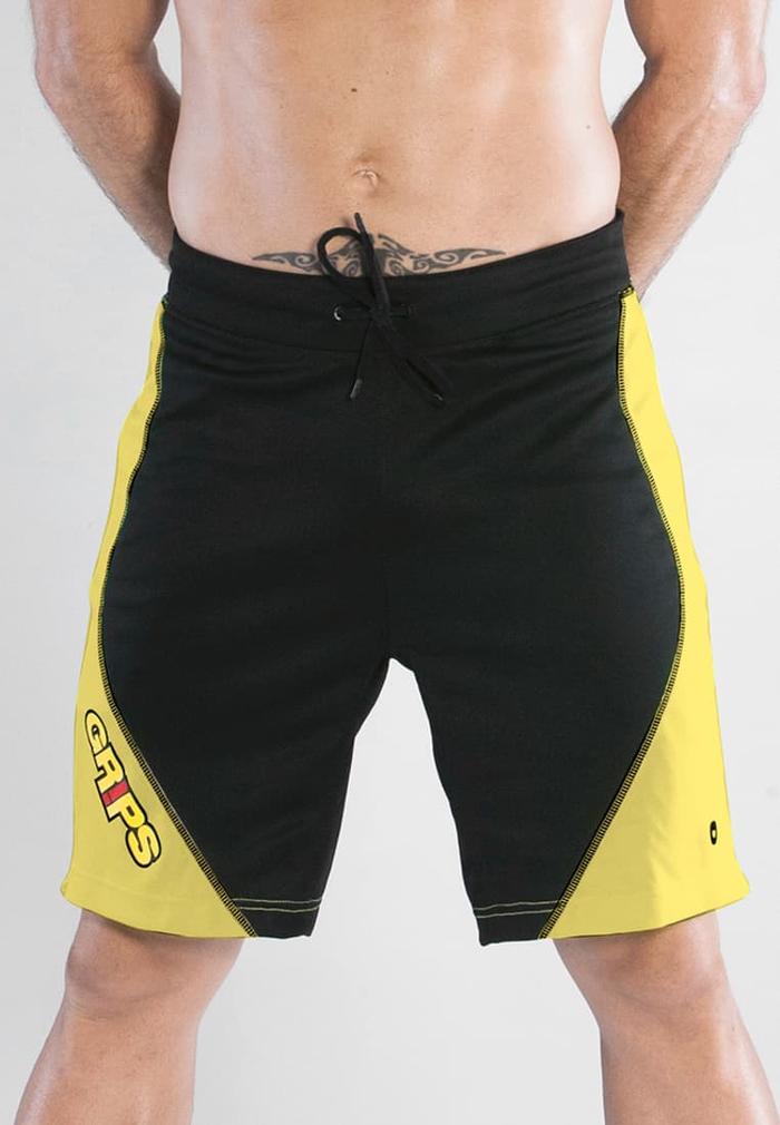 Gambar GRIPS MEN TRAINING SHORTS - YELLOW/BLACK - XL dari ELITE MMA SHOP undefined Tokopedia