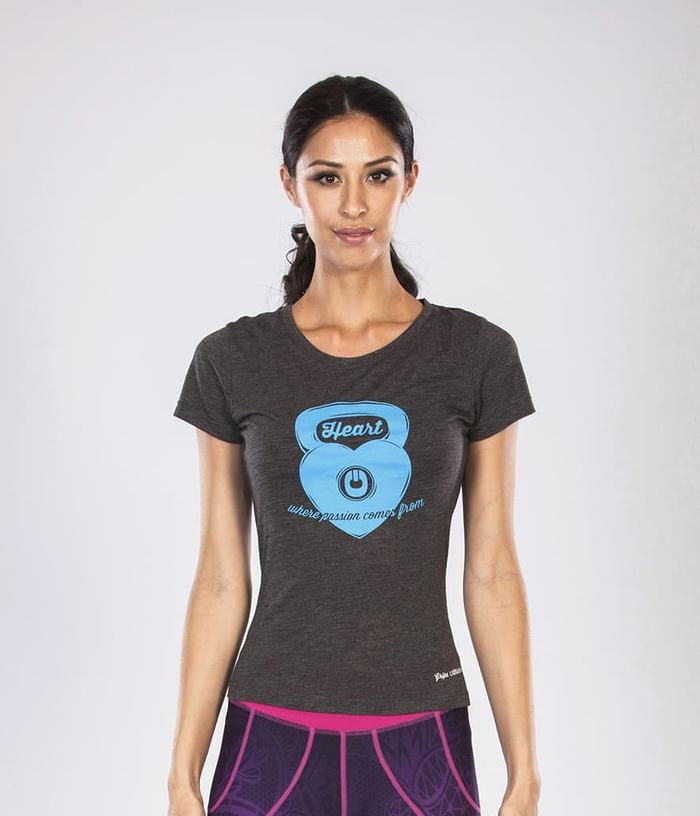 Gambar GRIPS Ladies Kettle Tshirt BluePrint - Grey - XS dari ELITE MMA SHOP undefined Tokopedia