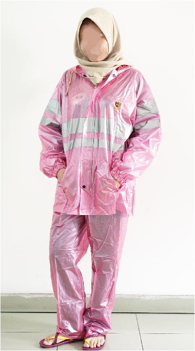 Gambar Tiger Head Jas Hujan Setelan Dewasa Tipe 111106 Pink - PINK dari Carinnstore undefined Tokopedia