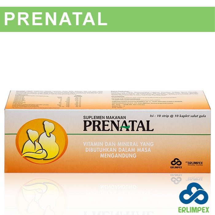 Gambar Prenatal Suplemen Vitamin & Mineral untuk Kehamilan Box 100 Kaplet dari Erlimpex Store undefined Tokopedia