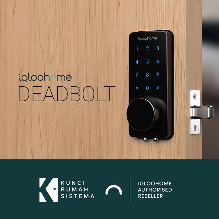 Gambar Igloohome Smart Deadbolt V2 - Smart Lock Key, Kunci Rumah DIgital - Putih garansi dari igloohome.id undefined Tokopedia