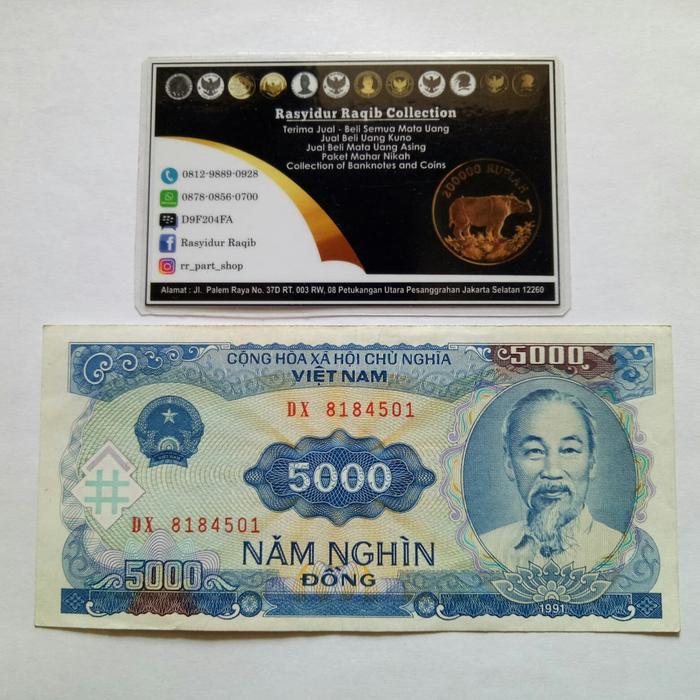 Jual Uang Kuno 5000 Dong Vietnam Tahun 1991 Grade Xf Jakarta Selatan Rr Part Shop Tokopedia