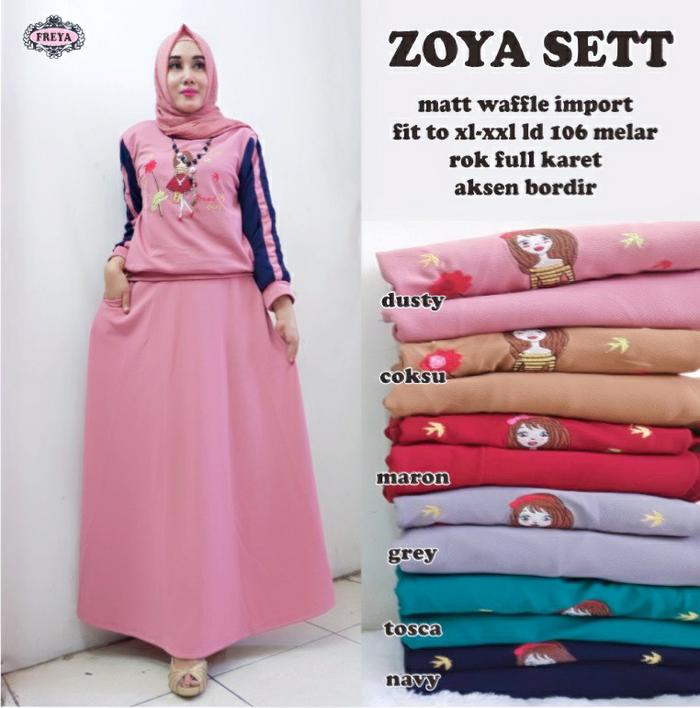 Baju Olahraga Muslimah Zoya - Harga Pakaian Olahraga