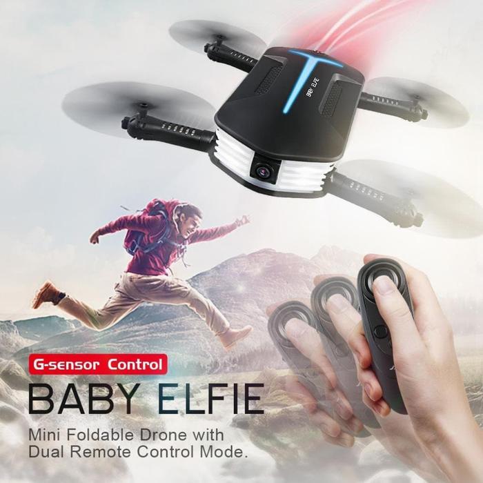 Gambar Drone JJRC H37 Mini Baby ELFIE Altitude Hold with Wifi FPV HD Camera - Hitam dari AdyMegaCorp undefined Tokopedia