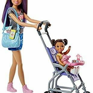 barbie with pushchair