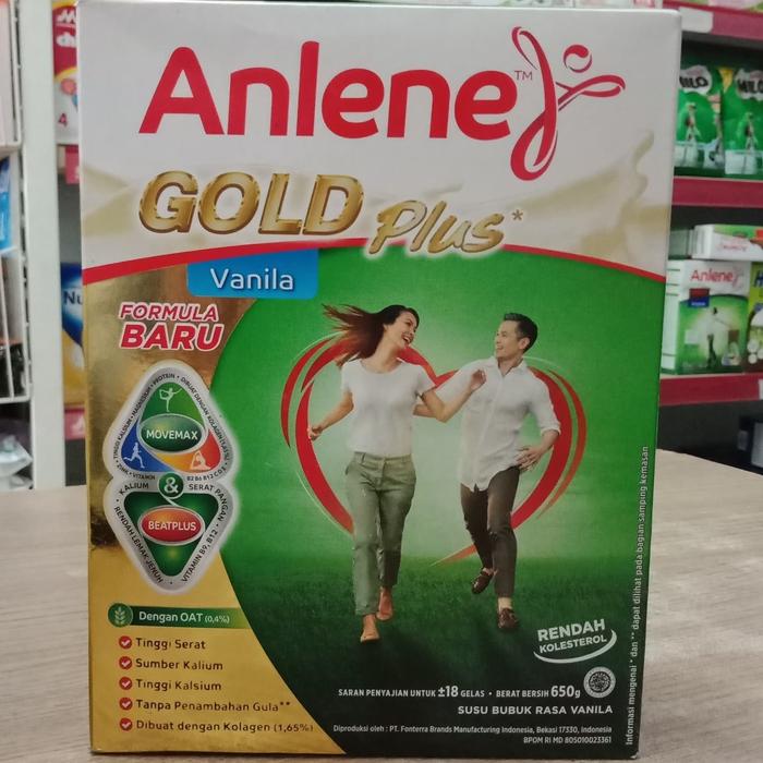 Gambar ANLENE GOLD VANILA 650GR dari Global Susu Ciledug undefined Tokopedia