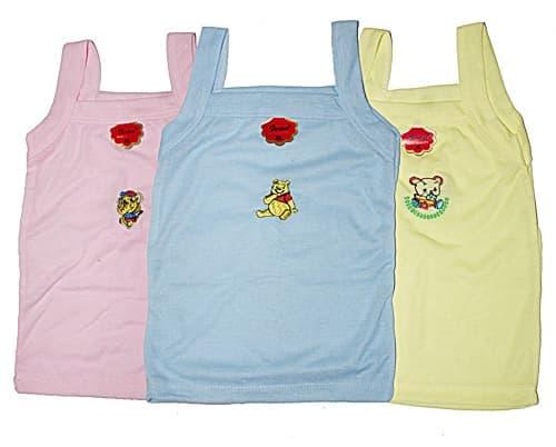 Gambar KAOS DALAM ANAK SINGLET BABY CEWEK M-L-XL-XXL - Biru Muda, M dari A.H Shop_NEW undefined Tokopedia